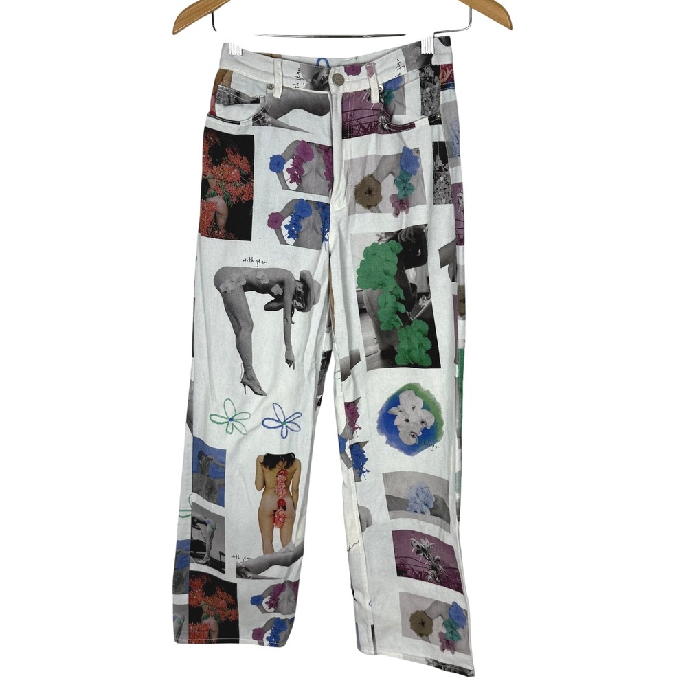 With Jean x Lord Newry Limited Edition Morphology Print Newry Jeans XS Art Indie